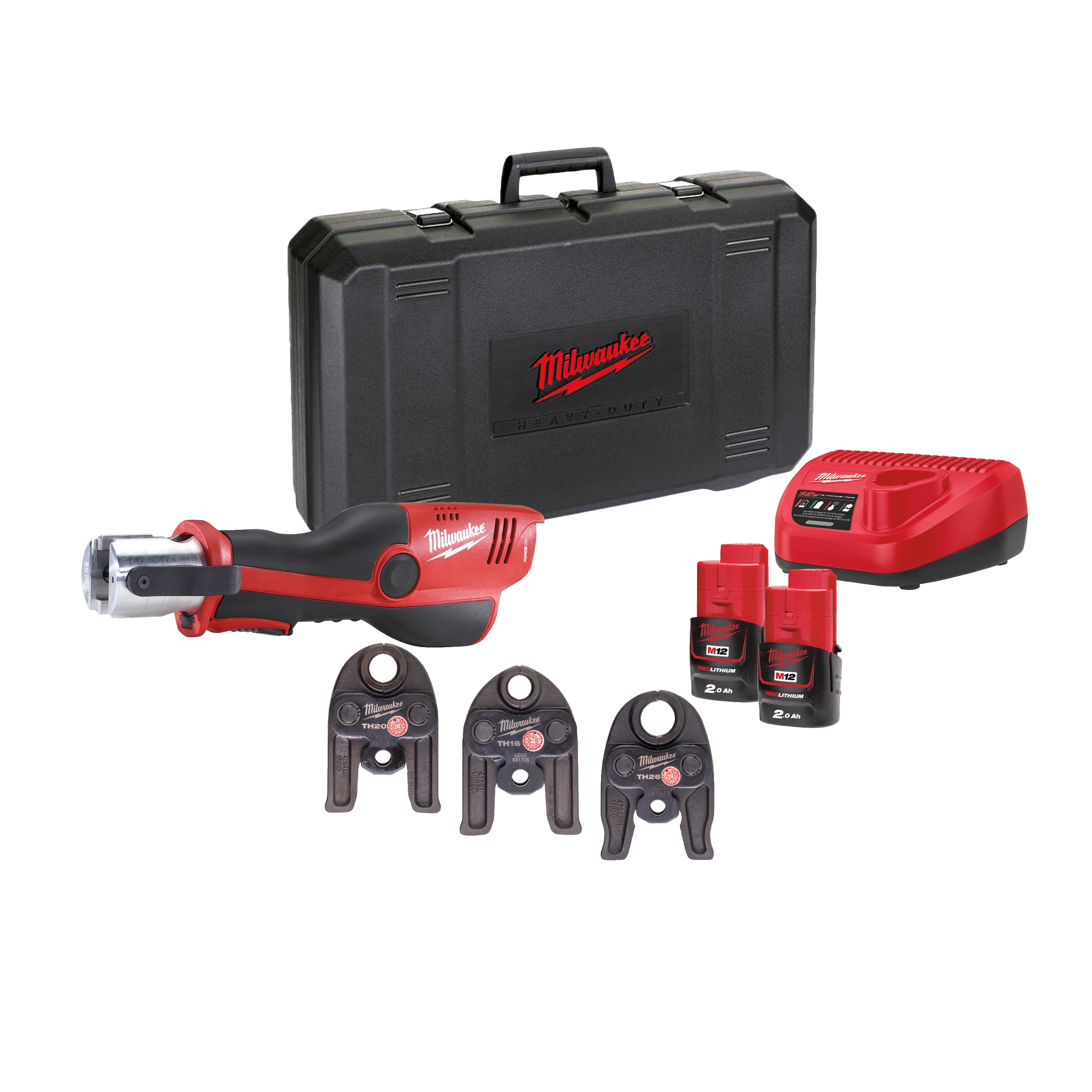 Milwaukee Akku-Presswerkzeug M12HPT-202C TH-Set (Art. 4933443105)